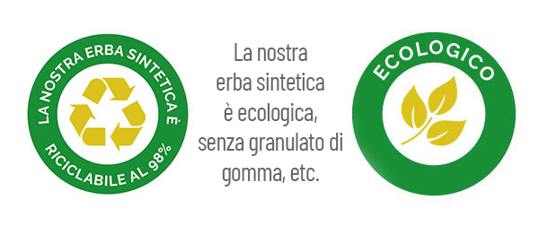 Erba sintetica per giardini